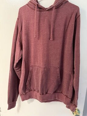 Men's Maroon Pullover Hoodie Sweatshirt